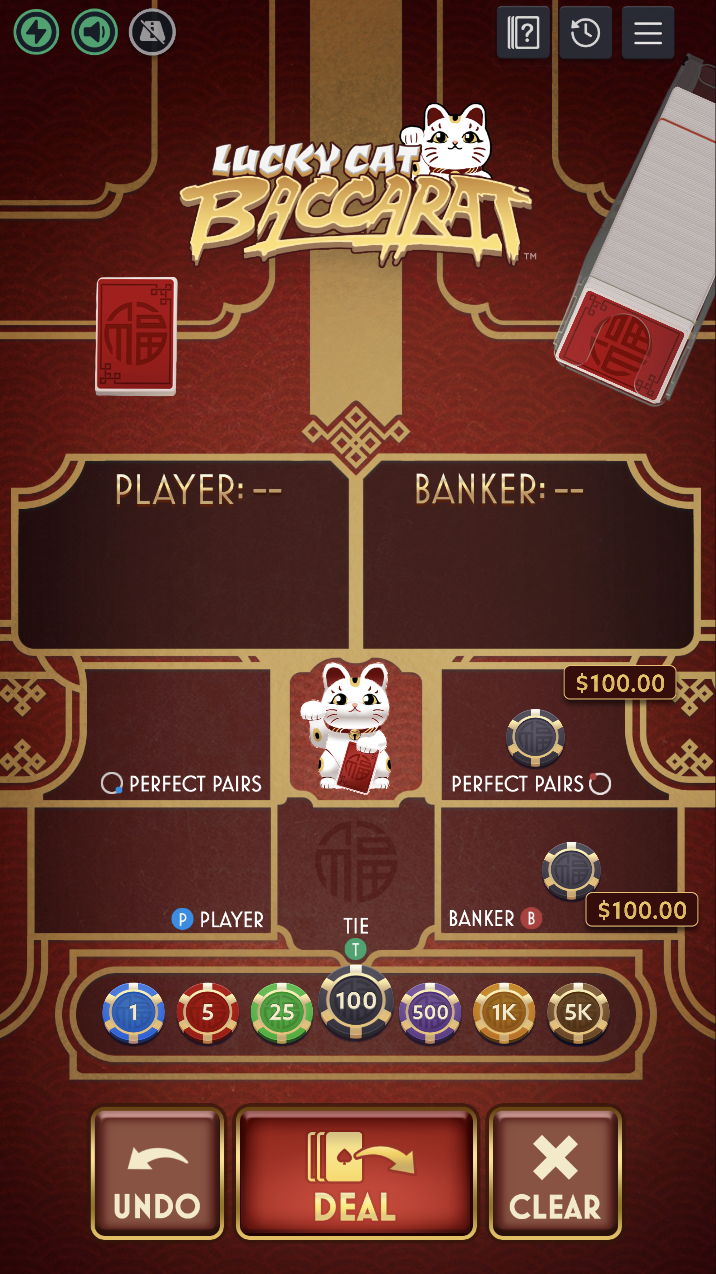 Lucky Cat Baccarat